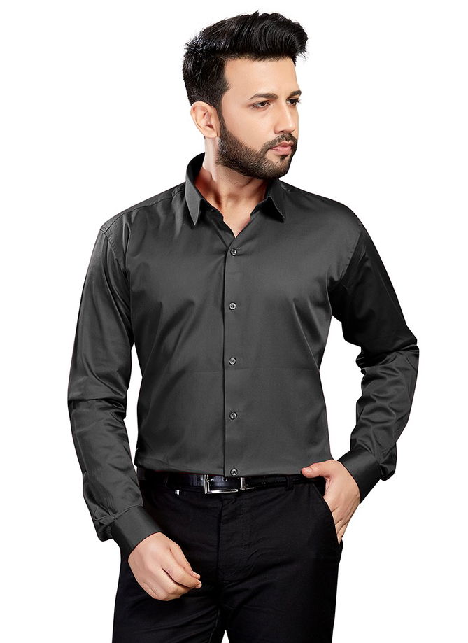 Outluk 1427 Office Wear Cotton Satin Mens Shirt Collection 